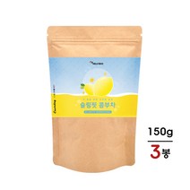 콤부차 레몬 발효 음료 홍차 유산균 효모 탄산수 에이드 주스 사과 초모 식초 분말 타피오카 식이섬유 프락토올리고당 가루, 150g X 3봉, 3개