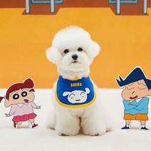 댄 크레용 신짱 부클 도그빕_흰둥이, L