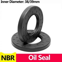NBR 프레임 워크 오일 씰 TC 니트릴 고무 커버 더블 립 스프링 베어링 샤프트 ID * OD THK 38/39mm, 한개옵션1, 29 38x54x7(1pcs)