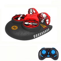 JJRC H94 RC 드론 3 in 1 보트 차량 비행 공기/보트/육지 운전 고도 유지 헤드리스 모드 쿼드 콥터 선물, 파란