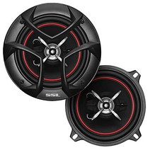 Sound Storm Laboratories CG553 5.25인치 자동차 스피커 - 쌍당 250와트 각 125와트 전체 범위 3방향 쌍으로 판매, 6x9 Inch 500 Watt Speakers