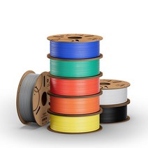 3D프린트 3D프린팅 소모품 필라멘트 1kg 재료, PLA+ 오렌지 1000g