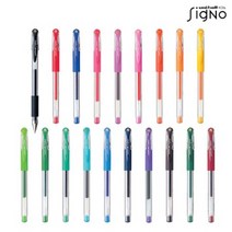 유니볼 시그노 0.38mm 겔잉크 중성볼펜 UM-151-38, 10개, 라벤더블랙