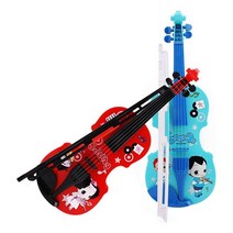 시둥마켓  [시둥마켓] _ 어린이장난감 교육용악기 바이올린 악기 악기완구 소리나는장난감, 뚱 바이올린, 레드