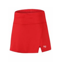 스키장비 숏스키 짧은 미니 쇼트 플레이트 탁구 숙녀 스커트 바지 여성 여름 빠른 드라이 러닝 스포츠 휘트, 03 Red_05 XL