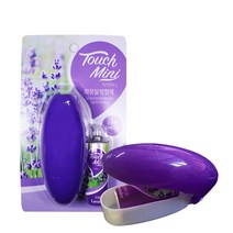 리빙굿 터치미니 화장실 방향제 세트 은은한 라벤다향, 4개