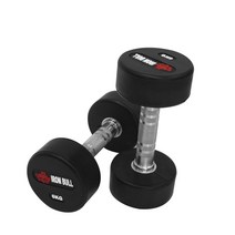 [동화스포츠] 아이언불 덤벨 2~50kg 헬스장 고무아령 (1개), 15kg 1개, 1개