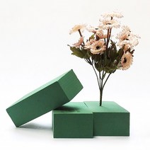 꽃꽂이오아시스 플로랄폼 플로럴폼 식물지지대 꽃물통, 조화용