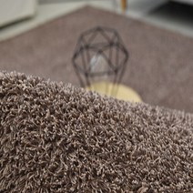 제이오마켓 고신축 샤기 러그 카페트 195X250(투톤브라운) 거실 바닥 인테리어 방음 매트