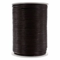 West Coast Paracord 원형 가죽 코드 (내추럴 1.5mm 22.7m(25야드)), 2mm, 25 Yards, Red Brown