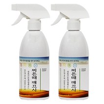 찌든때깨끄시 렌지 인덕션 후드 싱크대 기름때 찌든때 크리너 주방청소 500mlx2개, 1개