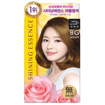 미쟝센 샤이닝 에센스 새치전용 염색약, 8G 밝은갈색, 1개