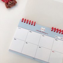 [볼터치들] 체리베리 Weekly Planner 제본버전, 화이트