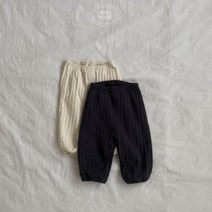 미니로브 통크팬츠 봄 아동 골지 편한 고무줄바지