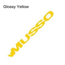 쌍용 무소 픽업 스티커 차량용 앞 유리 장식 데칼 트럭 비닐 그래픽 사용자 정의 편지 커버 액세서리, 06 Glossy Yellow