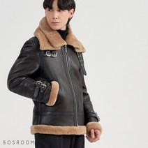 [BOSROOM]남성 양가죽양털 이중에리 B 무스탕