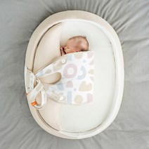 [코코내니] 엄마품을 닮은 신생아침대 - 3가지패턴, 지그재그내추럴