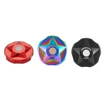 에어포크 자전거 쇼바 탱황 mtb bike air gas fork cover fork cap for manitoumagurafox-dtrock shox 산악 포크 숄더 캡 씰링, 무지개