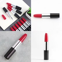 마트498 빨간립스틱 볼펜 새학기선물 주일학교선물 잘써지는볼펜 필기감좋은볼펜 어린이선물 특이한볼펜