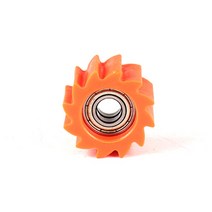자전거 체인 텐셔너 텐션 오토바이 롤러 m8 pulley wheel guide for yamaha honda suzuki kawasaki yzf rmz klx crf호환 76, 오렌지-8