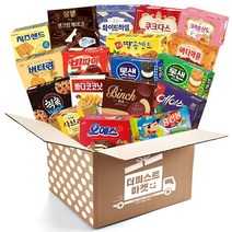 [더퍼스트마켓] 대용량 인기비스켓 4묶음 과자세트, SET.20홈런볼+아이비+롯데샌드깜뜨+마가렛트