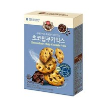 CJ더마켓 홈 베이킹 제과 제빵 빵 만들기 카페 디저트 아이 간식 초코칩 쿠키믹스 초코 핫 케익 와플 브라우니 쿠키 머핀 깨찰빵 식빵 290G, 23개