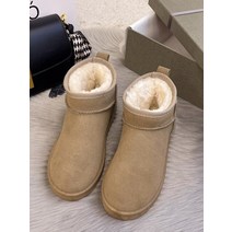 여성 반부츠 미들 부츠 하프 앵클 겨울 앵글 털 스노우 짧은 튜브 두꺼운 면화 미끄럼 방지 새 신발 학생 블랙 botas de mujer