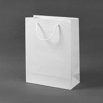 무지 세로형 쇼핑백 10p 20x28cm 화이트 쇼핑 봉투 종이백 심플 종이 가방 백 팬시 용품 선물 포장