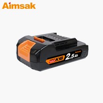 아임삭 18V 2.5Ah 리튬이온 배터리 B25L18DF 아임삭18V밧데리, 1개
