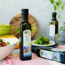 고챠도로 유기농 냉압착 아마씨유 250ml 오메가 3 6 9 폴리페놀 리그난 샐러드 드레싱, 2병