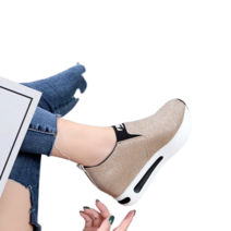 도오빠 아딜슈 여성 키높이 운동화 6CM 통굽 런닝화 경량 슬립온 워킹화 여자키높이운동화