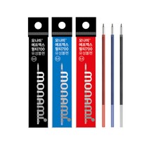 모나미 플립3 리필심 0.5mm 검정, 20개