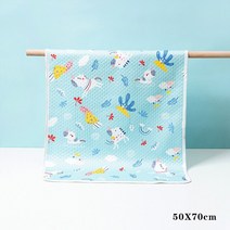 기저귀 교환대 갈이대 재사용 가능한 방수 아기 기저귀 매트리스 신생아 매트 커버 면 천 체인저 0-3Y, 06 50x70cm