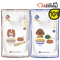 네츄럴코어 오리 황태죽 단호박죽 120g*10개 반려동물 영양 보양식, 02.네츄럴코어 오리 단호박죽 120g*10개