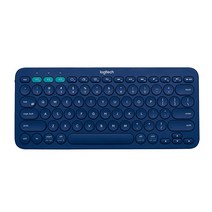 로지텍 무선키보드 K380 + 키스킨, Blue, 텐키리스