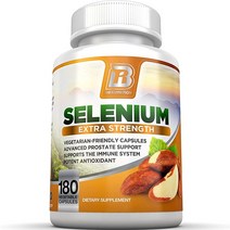 BRI Nutrition 셀레늄 천연 항산화 보충제는 면역 체계를 강화 심장 건강을 유지 활성 산소로 인한 손상을 방지하는 데 도움이 됩니다 200mcg 식물성 셀룰로오스 캡슐 1