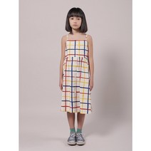 보보쇼즈 21ss 121AC109 Multicolor Checkered Woven 드레스