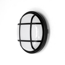 LED 벌크헤드 원형 15w 20w 조명 실내 외부 벽등 직부등 야외 방습등 방수등 욕실등 천정등 실외등 외부등 벽부등, 주광색 (하얀빛), 원형 +벌크망 블랙 20W