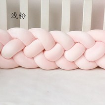 1M/2.2M/3M 아기 범퍼 유아용 침대 범퍼 신생아 매듭 꼰 범퍼 베개 쿠션 침구 세트 범퍼 룸 장식, 1M(39inch), C4