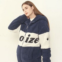 [NOIZE] 노이즈 쉘파 남녀 노바 후드 후리스 뽀그리 점퍼 집업 P.BLUE (KD3AA20AC)