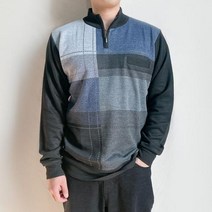 남성 반집업 스웨터 니트 brd