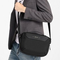 [무료배송]캐주얼 미니 토트백 남성 메신저백 블랙 숄더백, 상세페이지 참조