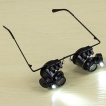 루페 20배 안경형 루빼 LED확대경, 본상품선택, 확대경 DC002790