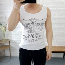 코코로맨틱 레터링 스판 원단 슬림 나시티 4종 민소매