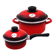 ELO 법랑냄비 2종세트 3종 4종 5종세트, 12.편수16cm+높은형16cm