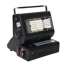 야외 휴대용 가스 히터 캠핑 캠핑 난방 스토브 핸들 난방 스토브 캠핑 캐러밴 텐트 낚시, 협력사, 검은 색