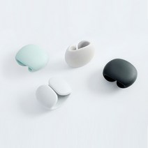 온통온유 케이블 선정리 전선 정리 클립 타이, 블랙 1세트(2ea)