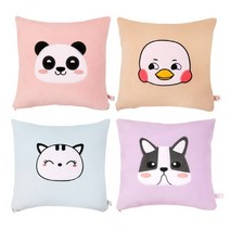 토이웍스 캐릭터 사각 쿠션 (2) 35cmx35cm 20종, 티벳여우_베이비퍼플