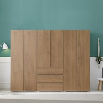 동서가구 이즈 클래스 2400 옷장 세트 DF923161, 오크