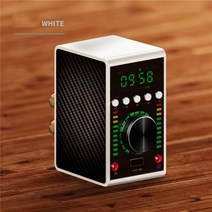 2*68W 블루투스 앰프 5.0 Infineon MA12070 디지털 오디오 파워 클래스 D USB DAC 24bit/192kHz HiFi 스테, 01 white